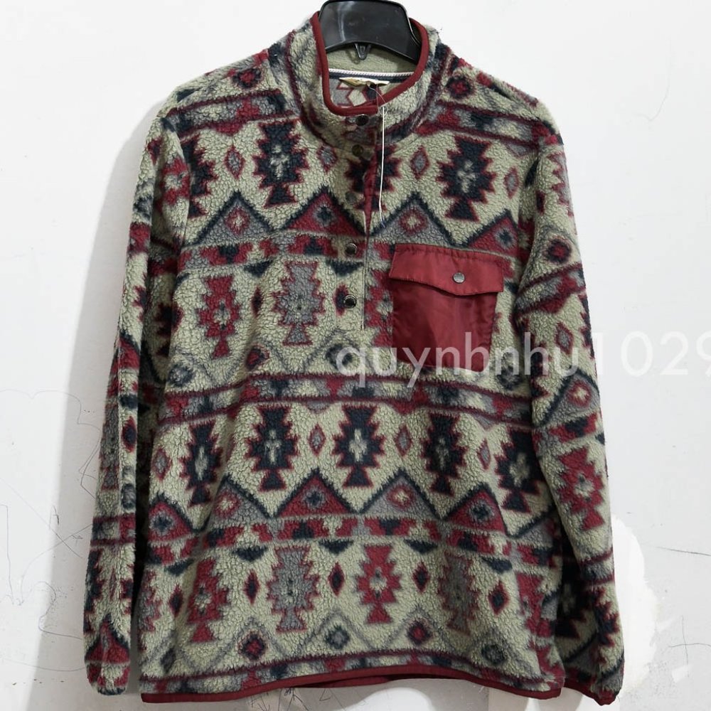 NWT weatherproof Vintage Ladies’ Printed Fleece Pullover  gray size LArge - Picture 2 of 5